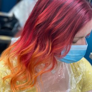vibrant hair colours at salon m hair salon in wallasey
