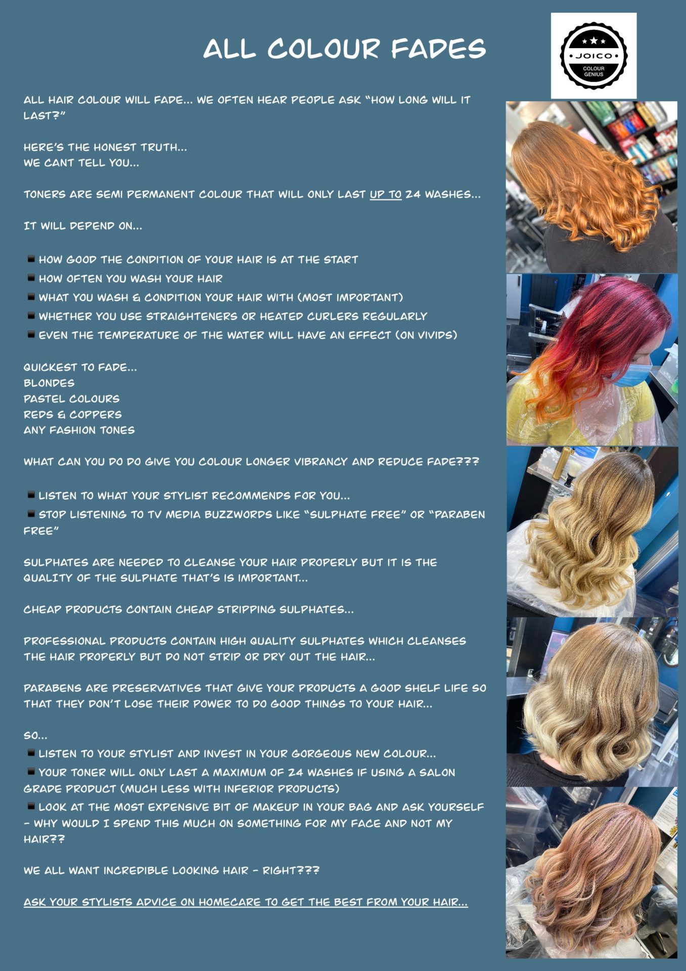 vibrant hair colours at salon m hair salon in wallasey 1